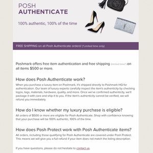Poshmark Authentication Services
